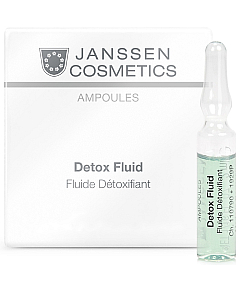 Janssen Cosmetics Ampoules Detox Fluid - Детокс-сыворотка в ампулах 3 x 2 мл